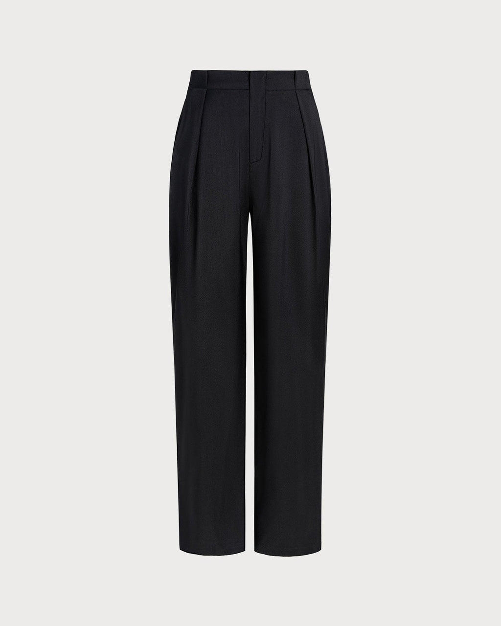 The Classic Black Straight Trouser