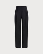 The Classic Black Straight Trouser