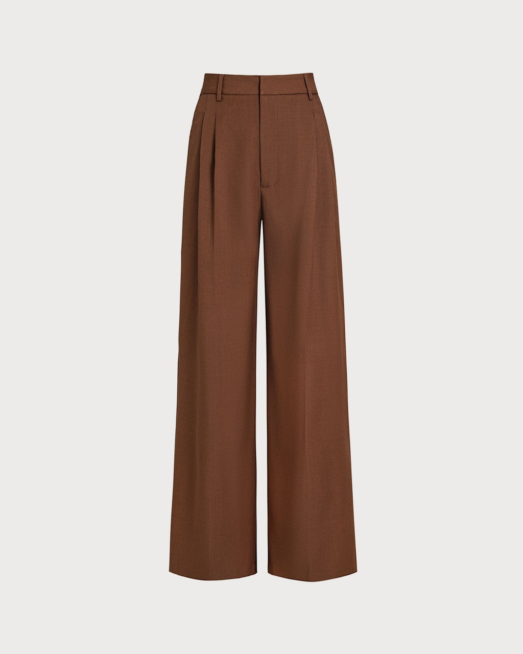 The Amber Caramel Straight Trouser