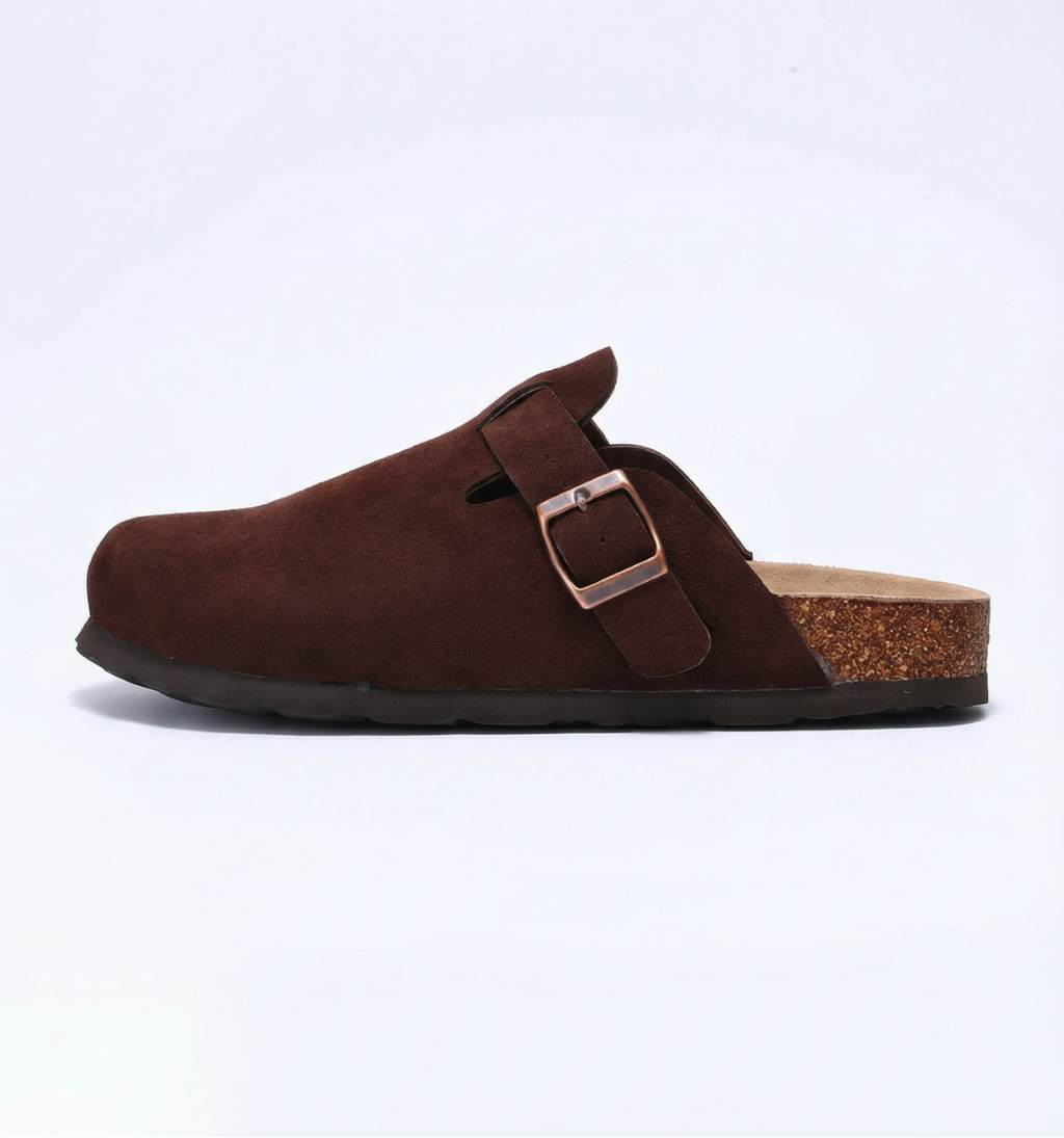 Suede Clogs