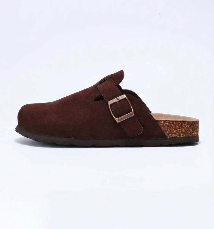Suede Clogs