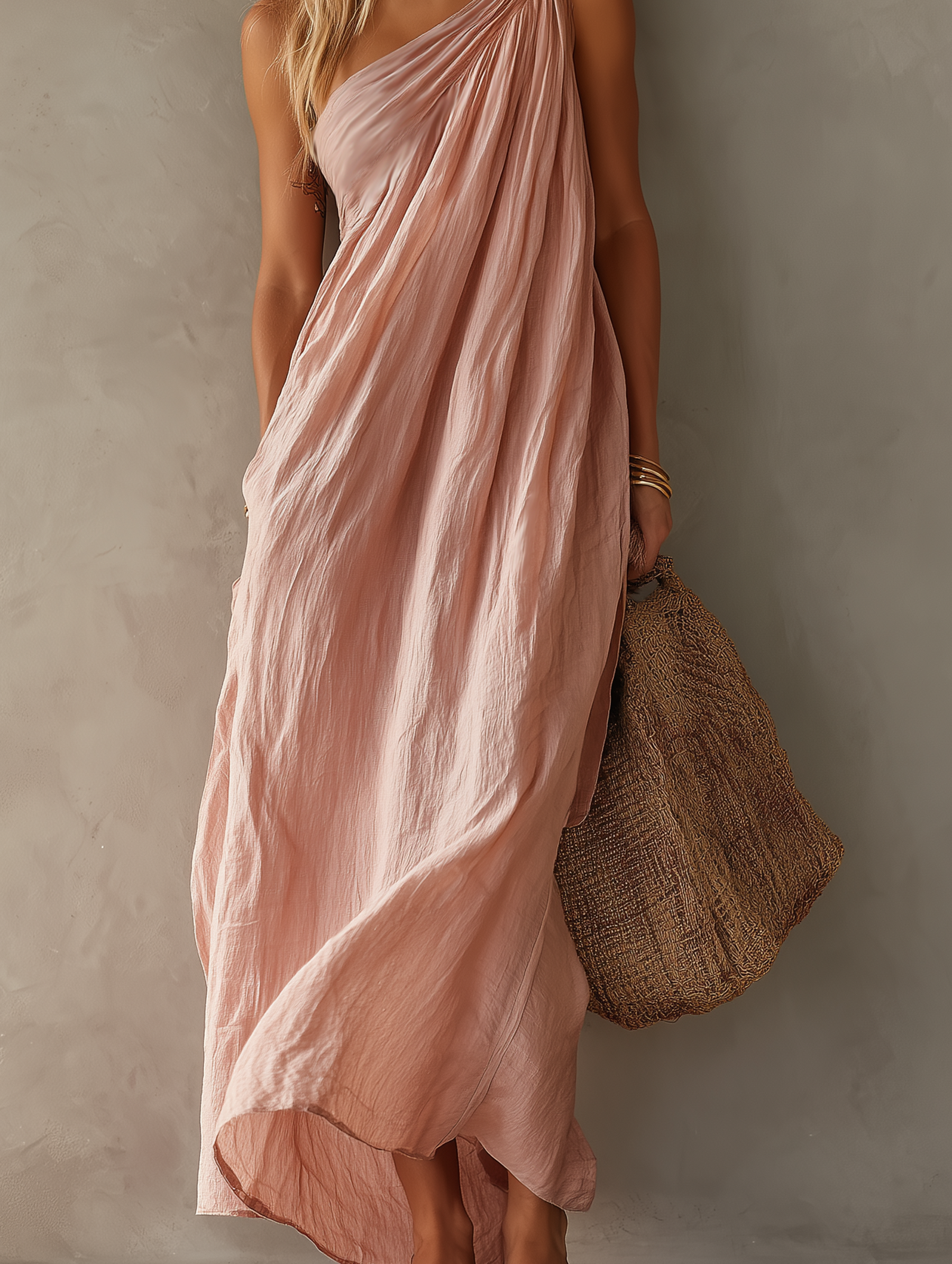 The Calla One-Shoulder Maxi Dress