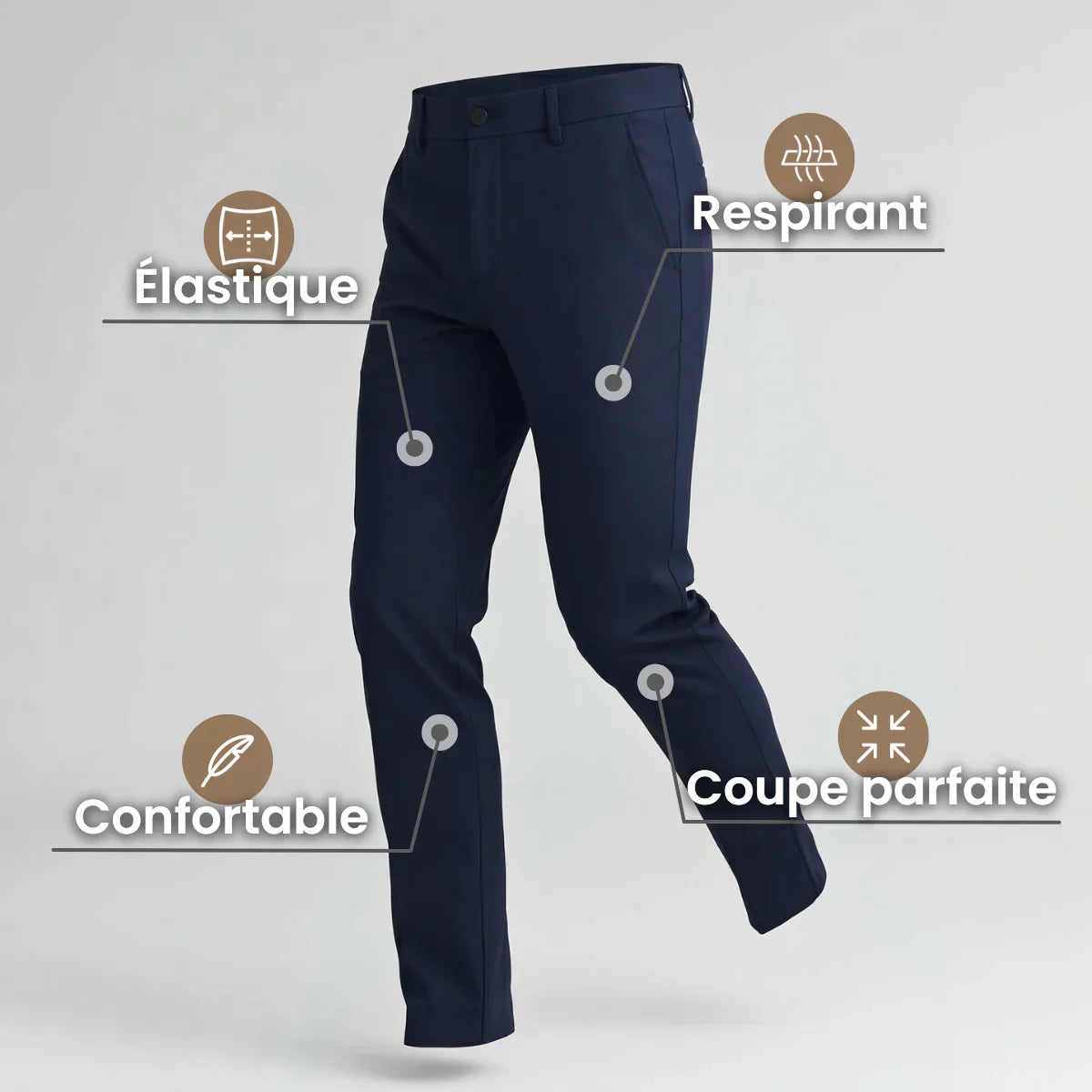 ETHAN | Stretch Tailored Trousers