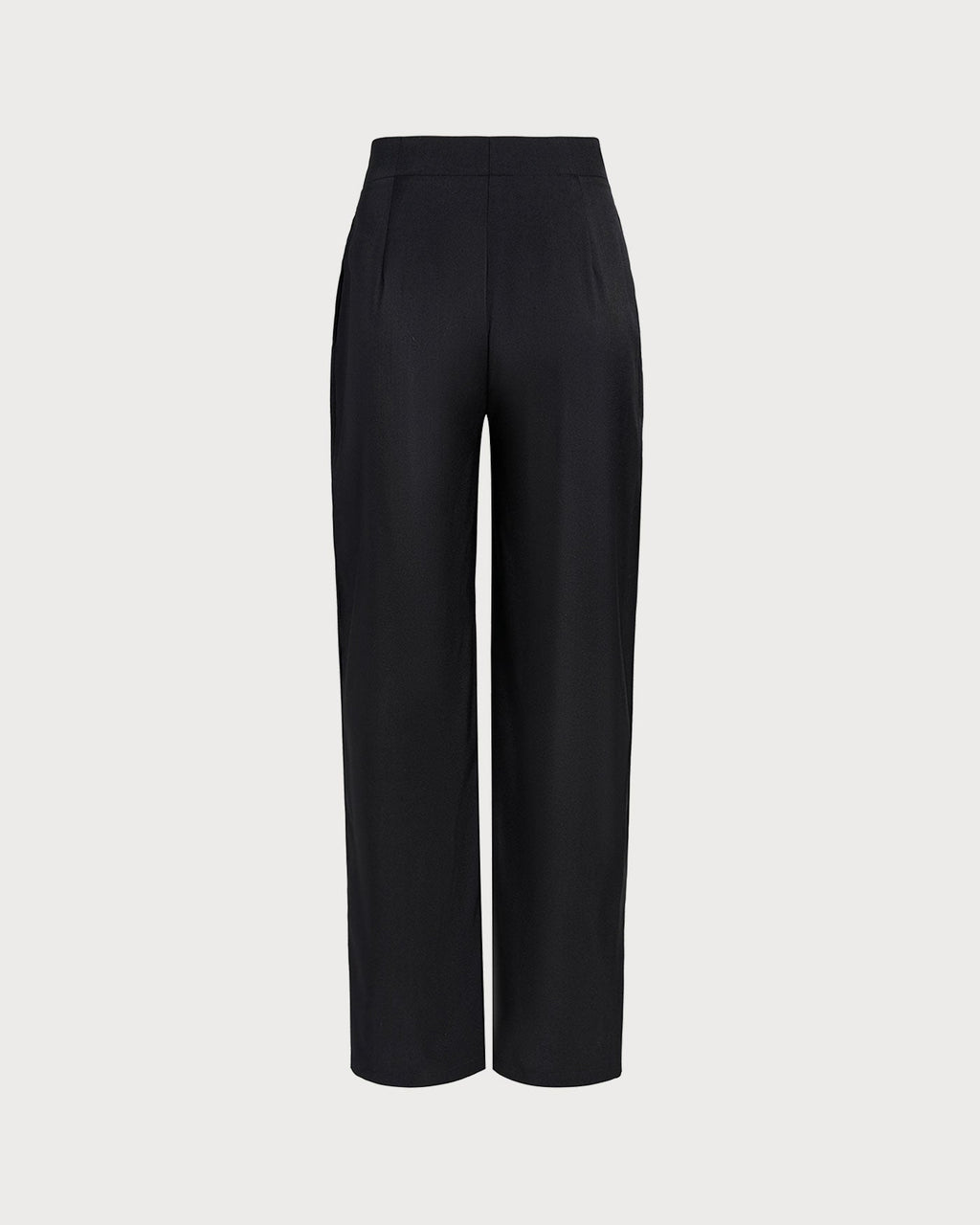 The Classic Black Straight Trouser