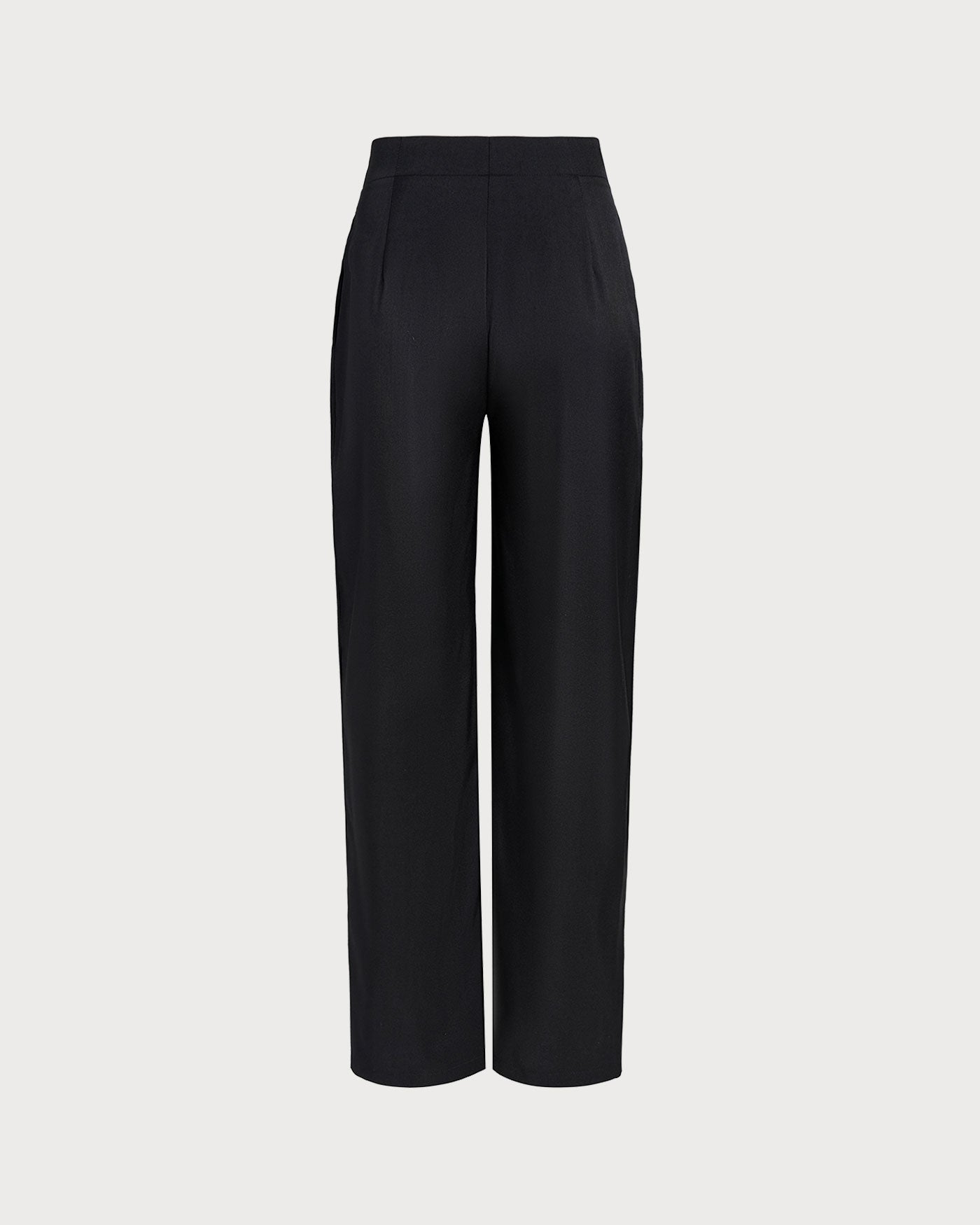 The Classic Black Straight Trouser