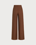 The Amber Caramel Straight Trouser