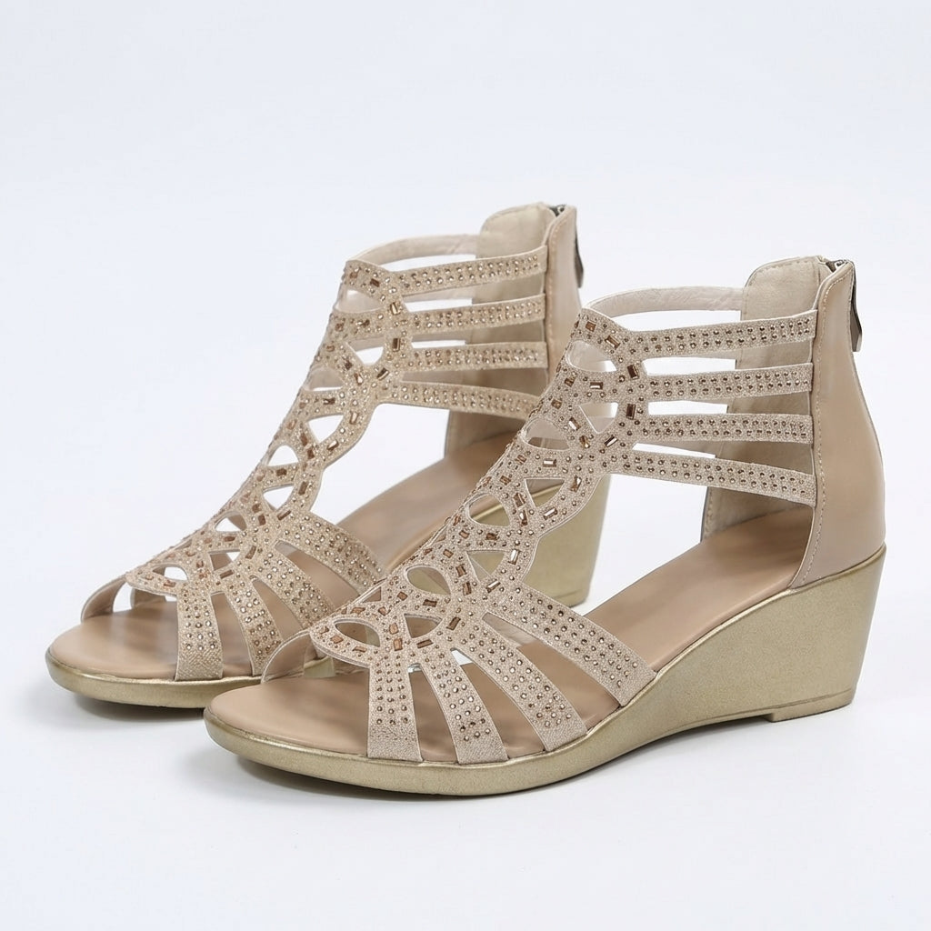 The Celeste Wedge Sandal