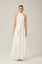 Colette Layered Halterneck Maxi Dress