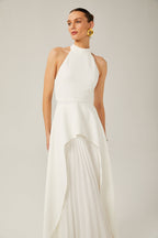 Colette Layered Halterneck Maxi Dress