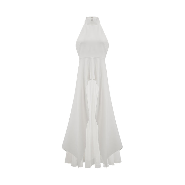 Colette Layered Halterneck Maxi Dress