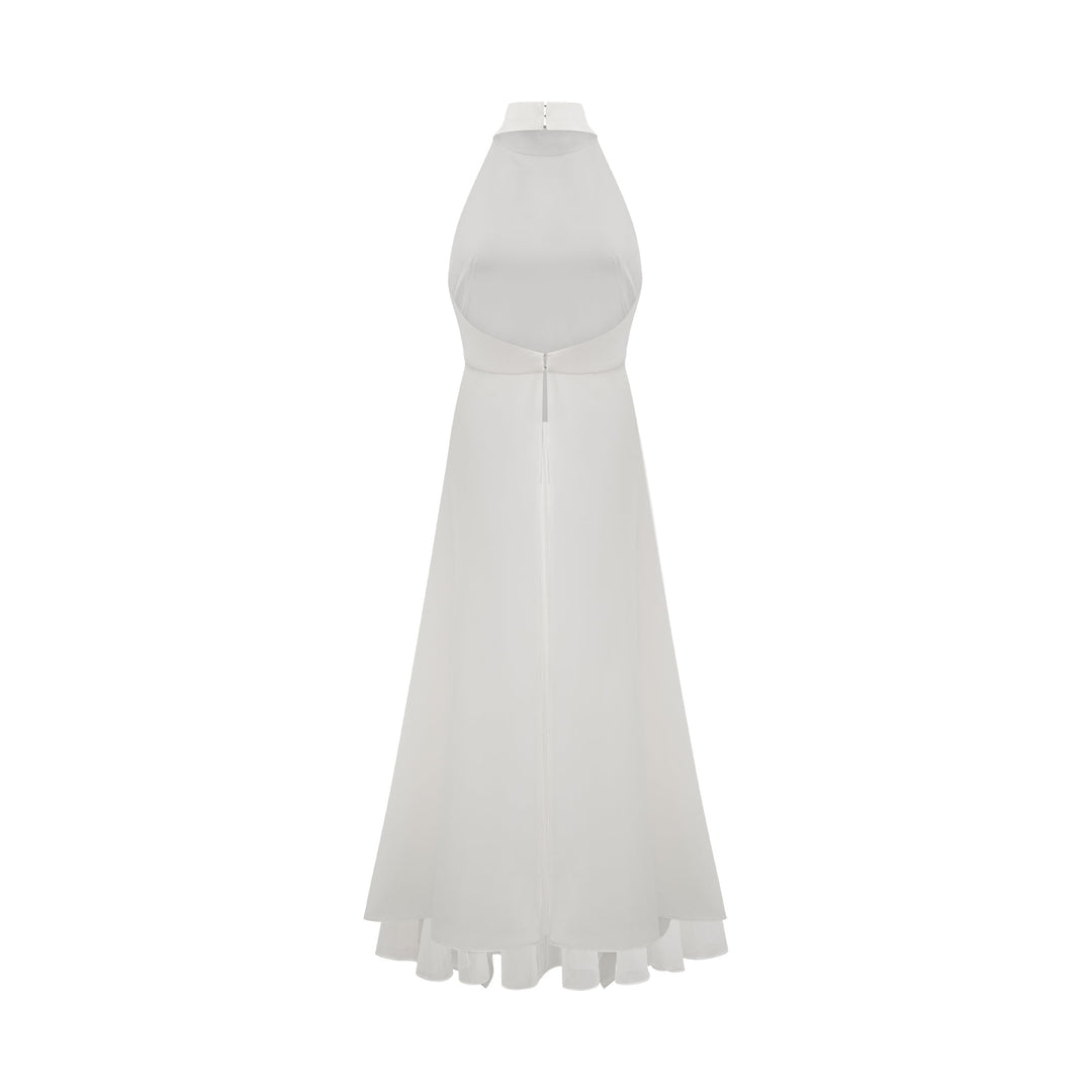 Colette Layered Halterneck Maxi Dress