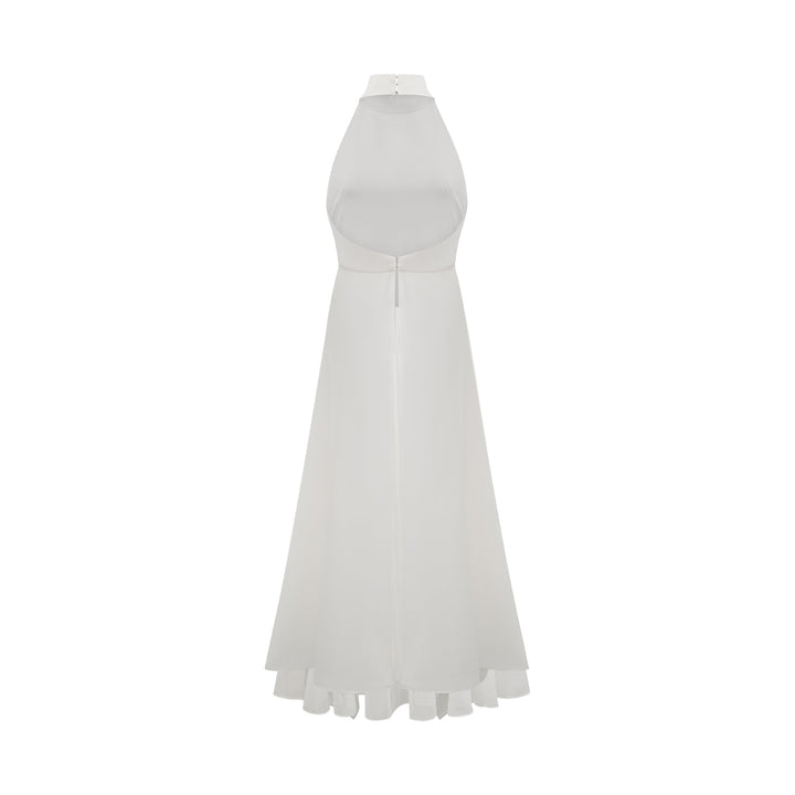 Colette Layered Halterneck Maxi Dress