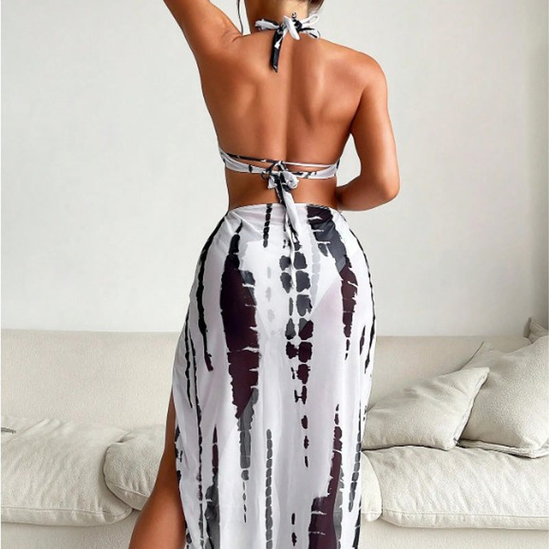 Tie-Dye Swimsuit & Beach Dress