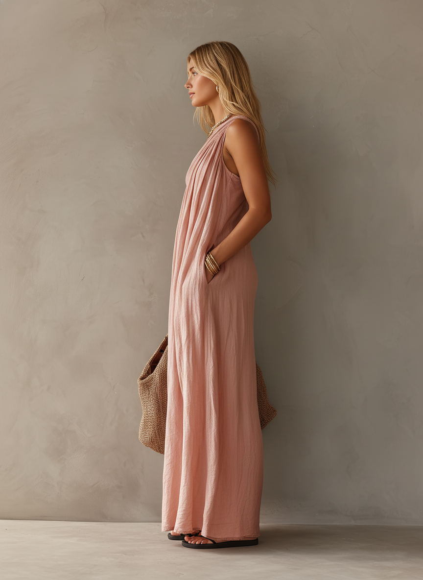 The Calla One-Shoulder Maxi Dress
