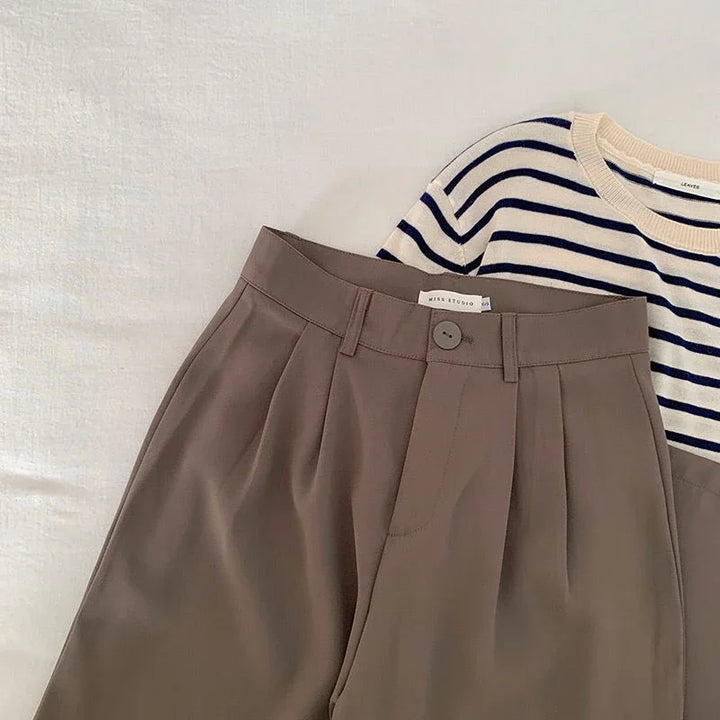 MAREN | High-Rise Tailored Trousers