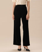 The Noir High-Waist Wide Leg Trouser