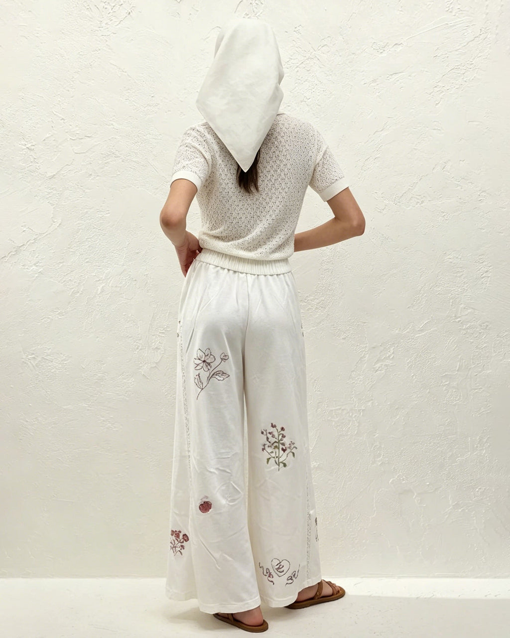 The Jardin Embroidered Trouser
