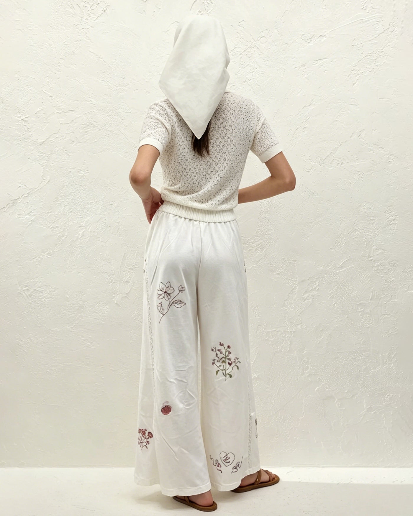 The Jardin Embroidered Trouser