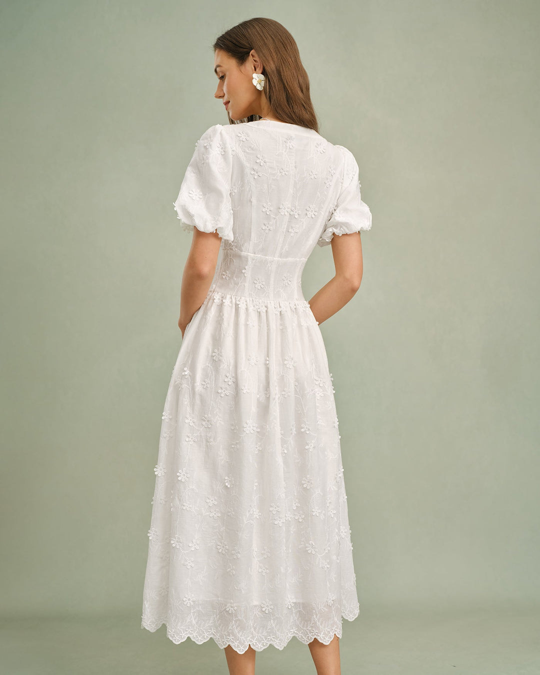 The Blanc Blossom Dress