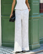 The Bloom Textured Easy Trouser