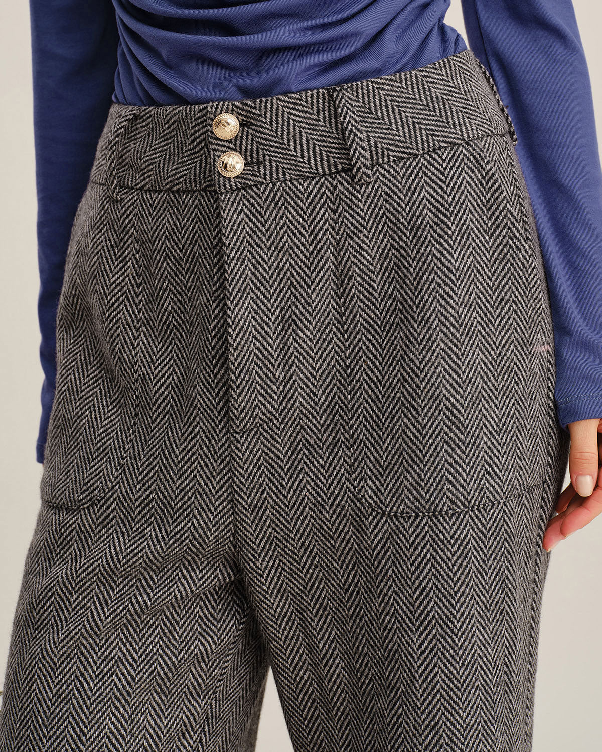 The Briar Tweed Straight Trouser