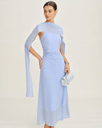 The Azure Drift Dress