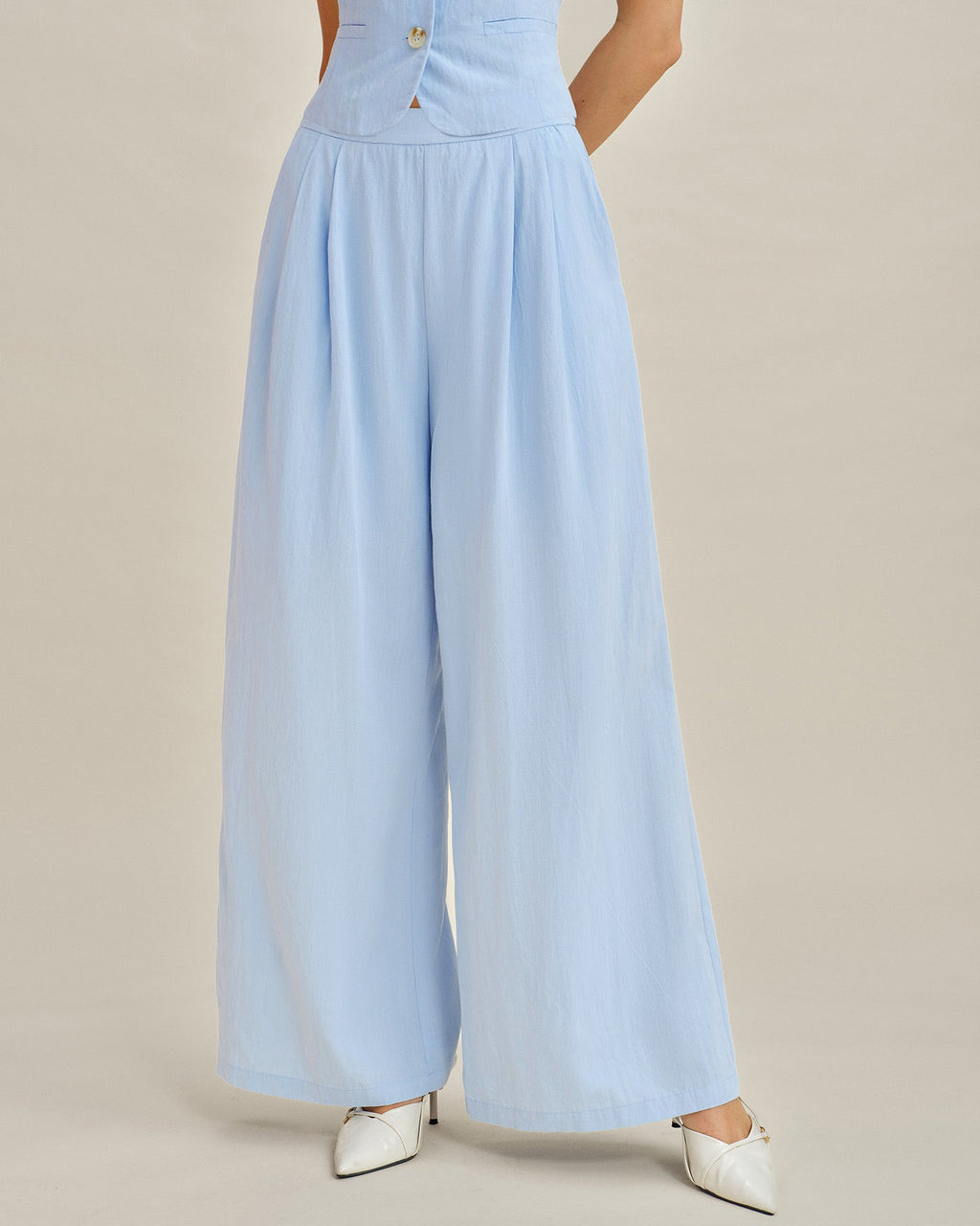 The Riviera Viscose Straight Trouser
