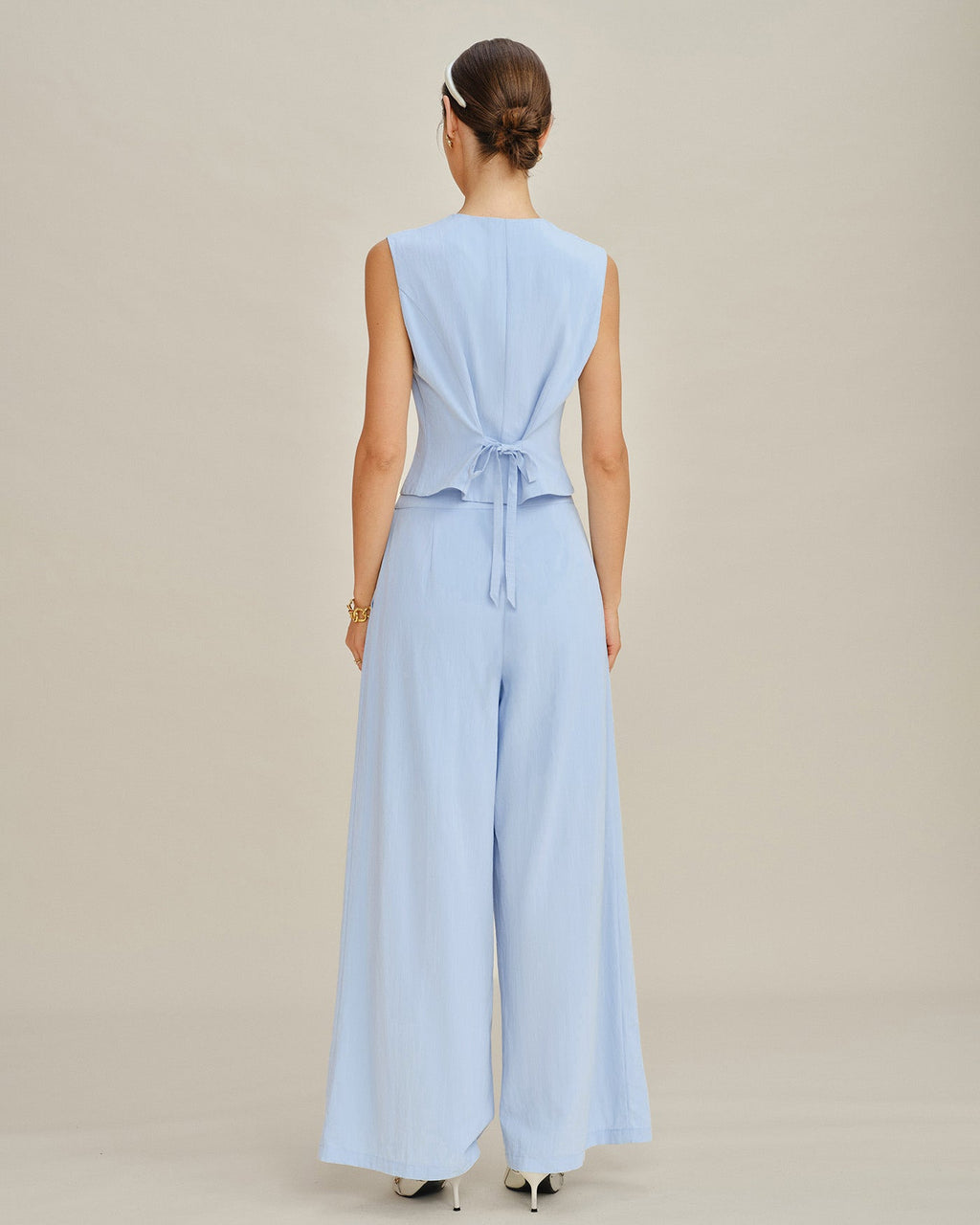 The Riviera Viscose Straight Trouser