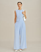 The Riviera Viscose Straight Trouser
