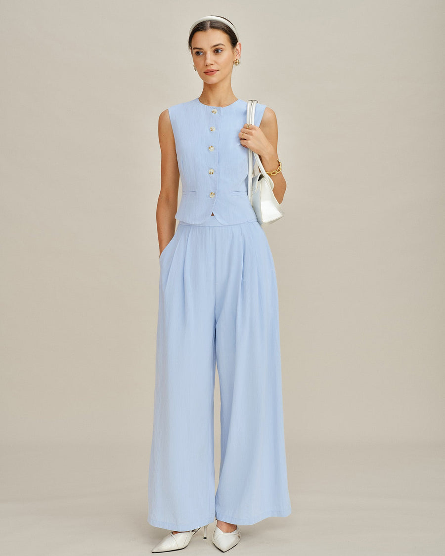 The Riviera Viscose Straight Trouser
