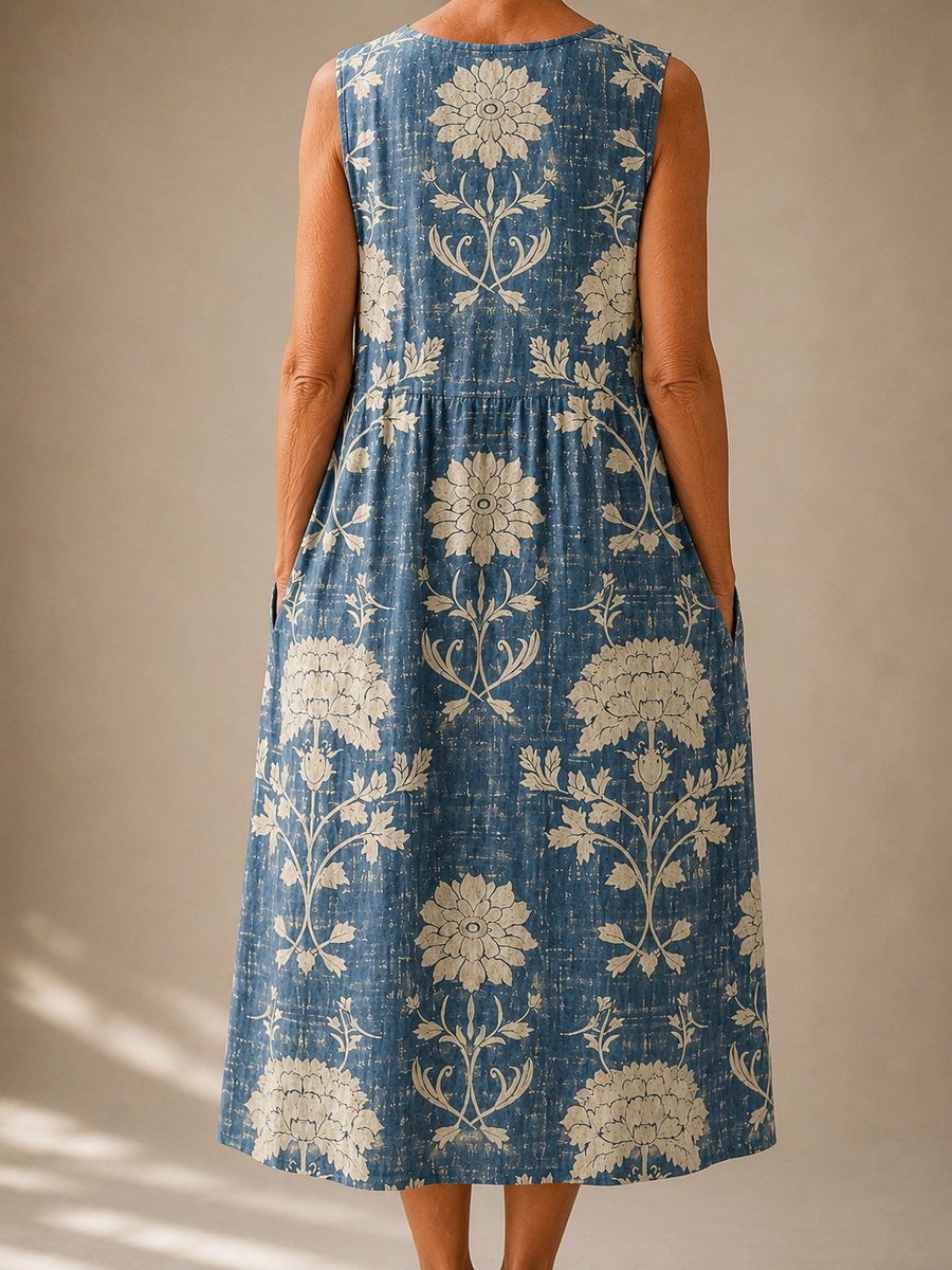 Rosemar | Sleeveless Linen Dress
