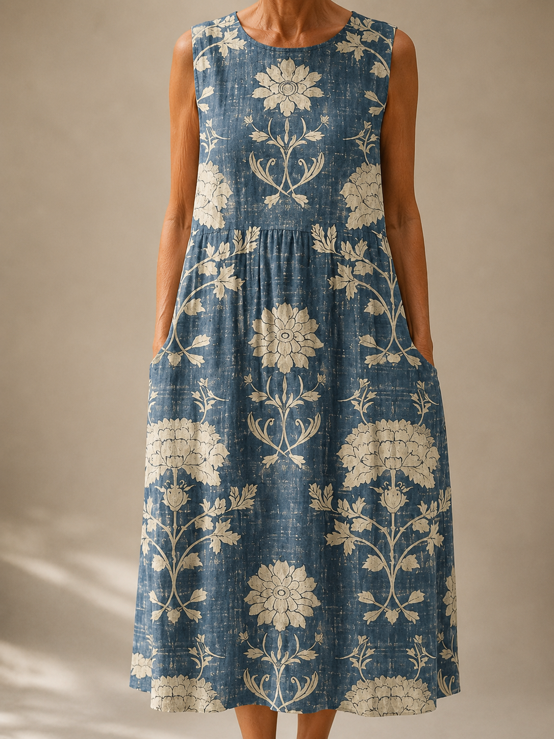 Rosemar | Sleeveless Linen Dress